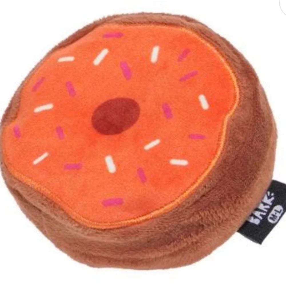 🆕 Dunkin Donuts x Bark Pumpkin Donut Scented Dog Toy
